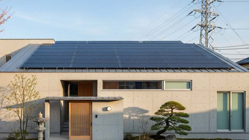 太陽光のみのイメージ